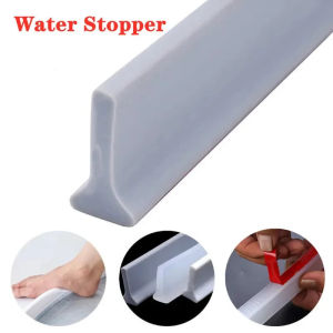 Silicone Water Stopper Self-Adhesive Bendable Flexible Water Retaining Strip Bathroom Door Dry Wet Separation Shower Dam Barrier