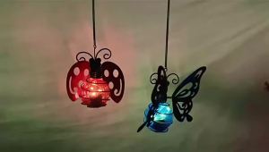 Tượng Côn Trùng Bằng Sắt Trang Trí Năng Lượng Mặt Trời Với Đèn LED Chống Nước Treo Cây Trang Trí Ngoài Trời Cho Sân Vườn Nghệ Thuật Trang Trí Bằng Dây Đồng Sắt.