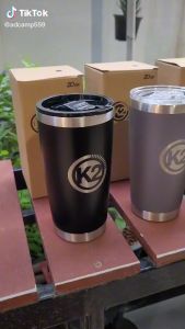 แก้ว K2 Icy 20oz แก้วเก็บความเย็น แก้วน้ำ Stanless Steel คุณภาพสูง ไม่เป็นสนิม พกพาสะดวก (k2ของแท้)