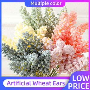 12pcs Flower Artificial wheat ears flower arrangement guest bedroom study room furnishings