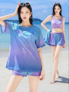 XTEP | New Conservative Slimming Womens Three-Piece Swimwear