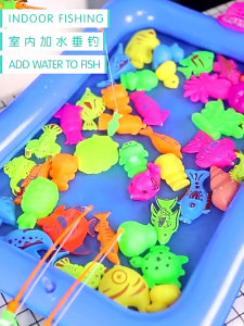 Trò chơi đồ chơi trong bể câu cá từ tính cho trẻ em với cần câu cáTrò chơi câu cá trong bể bơi Đồ chơi tắm cá