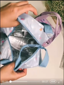 Cute Cartoon Sanrio Insulated Lunch Bag Reusable Lunch Box Insulated Lunch Bag Thermal Bag For Adult Children 保温袋