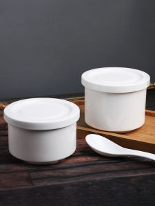 One-Person Ceramic Casserole Dish Commercial Use Hotel Health Center Buddhist Leap Wall Steamed Soup Pot Chinese Style Cooking Utensil