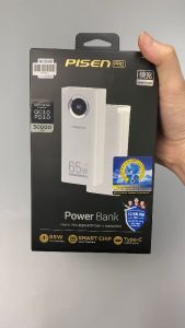 Sạc dự phòng PISEN PRO Digital PD65-3 30000mAh công suất sạc tối đa 65W tương thích đặc biệt với Macbook hỗ trợ đa giao thức sạc nhanh cho nhiều thiết bị bảo hành 24 tháng