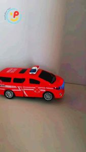 Đồ chơi xe cứu hoả biến hình robot dùng pin có đèn âm thanh 9911 PeeKaPaw Toys