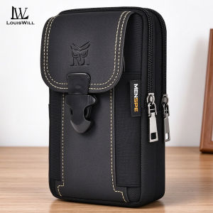 LouisWill Waist Bag Phone Bag Large Capacity Waist Bag Multi-functional Phone Bag Waterproof Anti-theft Bag Invisible Mobile Phone Bag Outdoor Sports Running Waist Bag