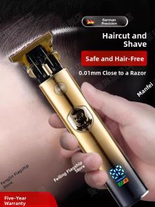 MONLEYTA | German Quality Electric Hair Clippers Mens Beard Trimmer Shaver Multifunctional Wet Dry Type Stainless Steel Single Blade Head