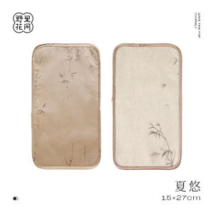 Double-Sided Wool Felt Armrest Pad Acetate Fabric Art And Calligraphy Mat Dirt Resistant Wild Flowers Summer Leisure