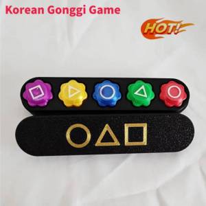 2025 Traditional Play Game Gonggi Set Korean Folk Game Fun Gonggi Jack Stone Pebbles Set Stone Catching Toys Party Board Game