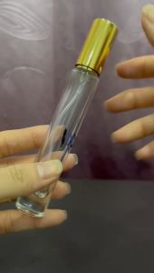 10ml botol kosong kaca tebal(1pcs) travel refillable premium glass empty spray bottle perfume/body mist/minyak wangi 玻璃香水分装喷雾瓶