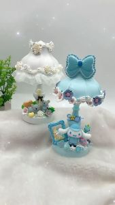 European Small Table Lamp Kindergarten Children Handmade DIY Cream Glue Material Package Making Girl Gift Educational Toy