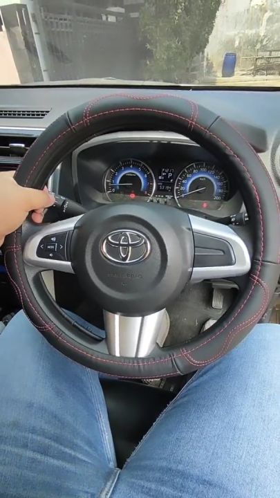 Sarung Stir Mobil / Cover Stir Kulit Asli Mobil Universal