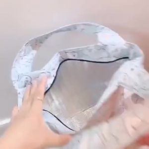 Sanrio cartoon insulation bag Hello  lunch bag my melody Kuromi student cartoon canvas lunch  bag insulation refrigerated picnic bag L