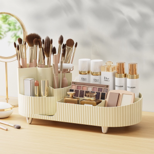 Kệ Đựng Mĩ Phẩm Mẫu Mới Cỡ Lớn - Kệ đựng Đồ Trang Điểm Để Bàn Xoay 360 Sang Trọng Cao Cấp - Mẫu Mới 2024 Cực Đẹp
