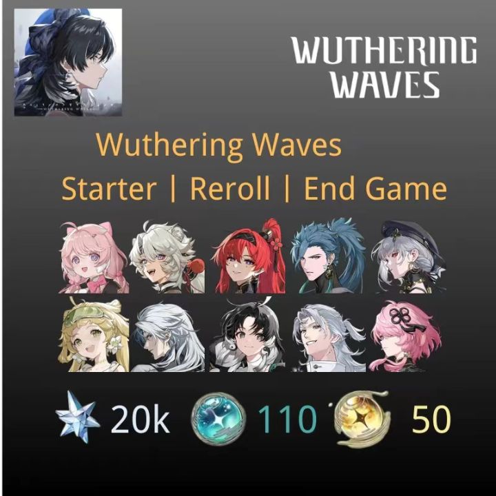 Wuthering Waves Account 鸣潮 初始号 Game Merchandise Lazada