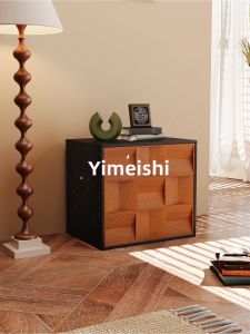 Vintage Style Small Space Real Wood Modular Cabinet