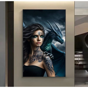 Kayou | DIY Digital Painting Paint By Numbers Female Portrait Handpainted Painting Art Picture Artcraft on Canvas Unique Gift Unframed