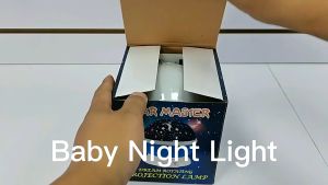 Lampu Tidur Proyektor Bulat Bulan Bintang Star Moon LED Kado HADIAH Putar Master Hias Kamar anak