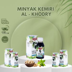 MINYAK KEMIRI AL KHODRY 125ML BANTU MENUMBUHKAN RAMBUT DAN MENGURANGI RONTOK MENEBALKAN RAMBUT