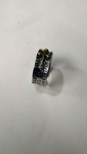 VK RING-CINCIN SILVER SALIB GOLD-VINTAGE-PRIA WANITA- CJR TITANIUM