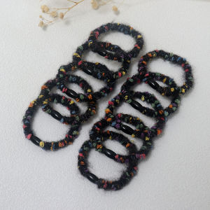 High Elasticity Durable Hair Ties for Women Autumn Winter Colorful Wool Hair Bands Hair Hoops No Damage to Hair Original Design