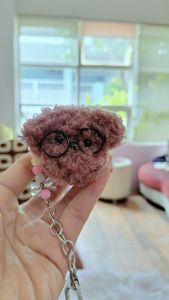 gantungan kunci boneka kawat bulu