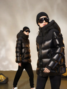 Guvet | Black High Quality Down Jacket Short Coat 3.0