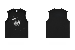 Original Lady Gaga Mayhem Concert Super Thin Quick Dry Cotton Zero Sensation Vest Loose Fit American Casual round Neck Tank Top