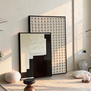 YASISHA | Rustic Zen Style Minimalist Abstract Wall Hanging Cotton Linen Fabric
