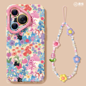 Huawei Pura80 P70pro Protective Case Womens Style Full Cover Ultra Silicone Anti-Fall Floral Design Soft Shell for Digital Accessories