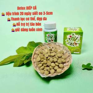 Viên Detox Diếp Cá X9 Giảm mỡ bụng hộp 50 viên