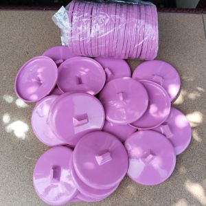 24 Pcs Tutup Gelas Plastik 8 Cm