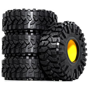 `4Pcs 1.9 Inch RC Rubber Rock Crawler Tyres OD120mm Fit For 1/10 RC Crawler Car TRX4 TRX6 SCX10 II III AX10 Wraith Upgrade Parts