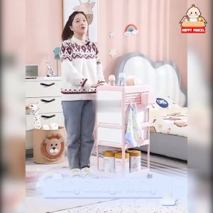 2/3/4 Layers Multipurpose Storage Rack Trolley Rack Baby Storage Rack Troli Rak Baju Baby Bertingkat Drawer Compartments