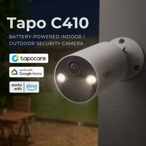Tapo C410: A 2K Smart Wire-Free Security Camera with Microphone & Speaker