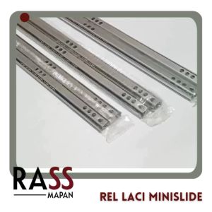1 PASANG Rel Laci Keyboard Minislide Mini Slide Bearing Huben MINISLIDE MS-17