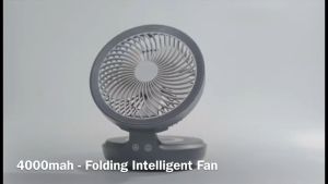 FAN XH 666 Portable  Rechargeable Folding 6inch Desktop Aromatic USB Mobile Fan Kipas Portable with Silent Fan Built-in Battery