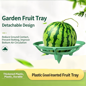 Garden Fruit Support Tray Plastic Watermelon & Strawberry Stand to Prevent Rot Durable Plant Holder for Gardening