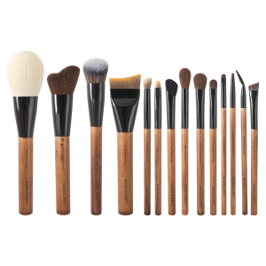 Cangzhou 14 Piece Original Wood Makeup Brush Set Eye Shadow Animal Hair Cheek Blush Brush Highlighting Beauty Tools Kit
