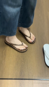 2026 Fashion New Leopard Print Slippers For Women Slippers Tsinelas Platform Increase Flip-Flops