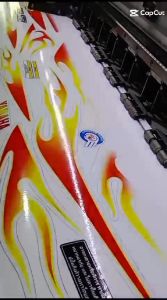 Stiker striping aerox conected - new grafis variasi 014