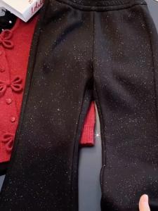 กางเกงลำลองเด็กผู้หญิง ทรงหลวมสบาย ๆ ป้องกันยุง กางเกงขายาวทรงตรง ผ้าขนสัตว์ ไซส์ใหญ่ ฤดูใบไม้ผลิและฤดูใบไม้ร่วง