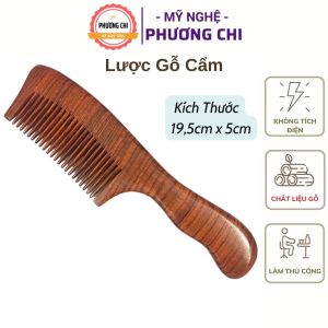 Lược gỗ cẩm dài 195cm dùng chải đầu massage lược chải tóc gỡ rỗi | Mỹ Nghệ Phương Chi