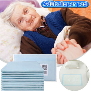 10 Pcs Diapers Elderly Urine Pad Adult Disposable Care Pad 60x90cm Adult Thickened Diaper Mattress