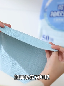 50pcs Disposable Rags Hanging Kitchen Towel Reusable Dishcloth Wet & Dry Dual Use Scratch & Streak-Free Dispensable Wash Cleaning Rags