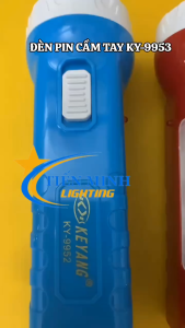 Đèn pin cầm tay KY-9952 tích hợp đèn led 0.5W bên hông có tuyp led chế độ sáng mạnh/yếu