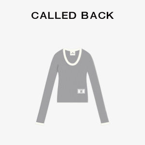 CALLED BACK | Elegant Slim Color-blocked Knitwear