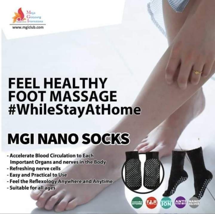 MGI NANO HEALTH SOCKS 4in1 Contents Lazada PH