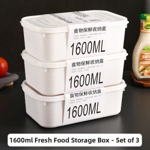 Food Storage Box Freezer Safe Microwaveable